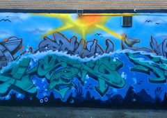 Graffiti Wall - Photo by DETS - dets, beast, risko (2017)