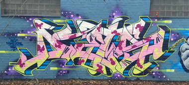 Graffiti Wall - Photo by DETS - rsk, chameleons (2017)