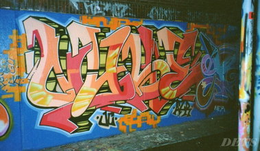 Graffiti Wall - Photo by DETS - nyse, jen, town (2005)