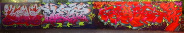 Graffiti Wall - Photo by DETS - bäx, dets, ahn (2015)