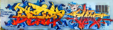 Graffiti Wall - Photo by DETS - dets, imun, rsk (2016)
