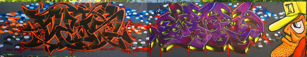 Graffiti Wall - Photo by DETS - dets, and, ahn (2016)