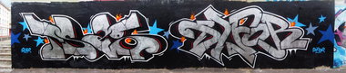 Graffiti Wall - Photo by DFXR - Silver, Difor, Tsar (2012)