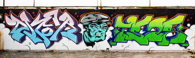 Graffiti Wall - Photo by DFXR - hof, shakewell (2012)