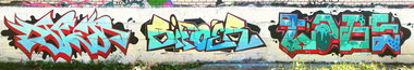 Graffiti Wall - Photo by DFXR - Difer, Bifoer, Toneck (2013)