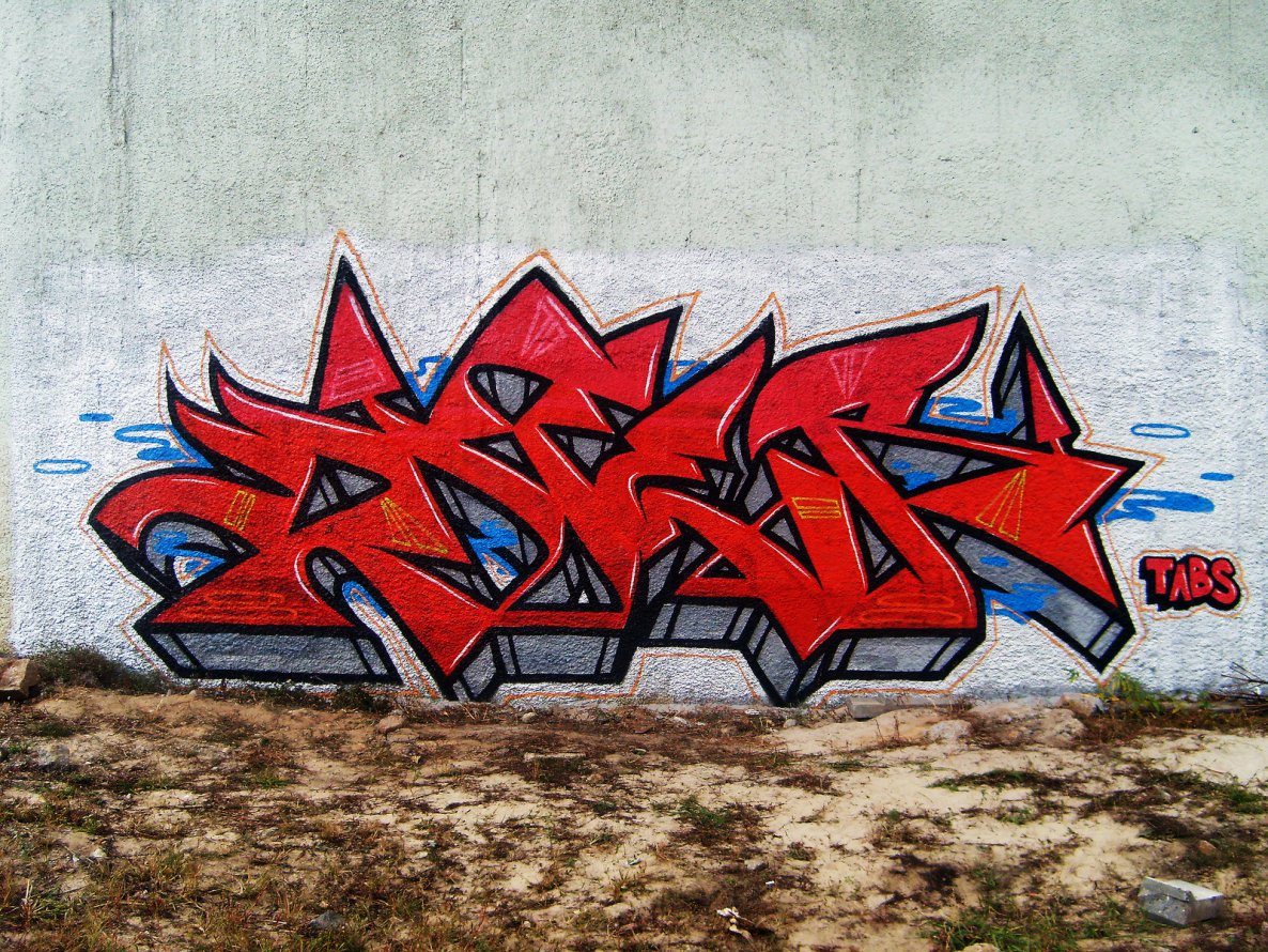 Graffiti Wall - Photo by DFXR - Difer, TABZ, bridge (2013)