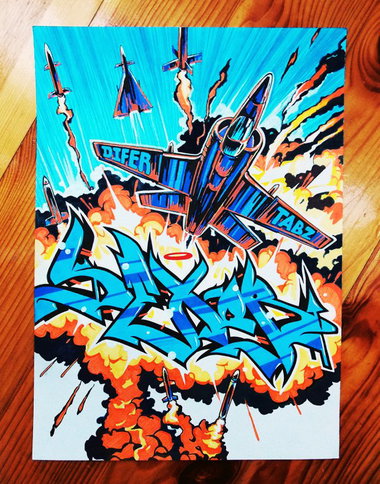 Graffiti Sketch - Photo by DFXR - sexor, sketch (2014)