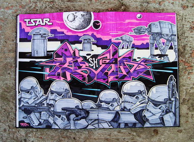 Graffiti Sketch - Photo by DFXR - Difer, Tsar, Skethbook (2014)