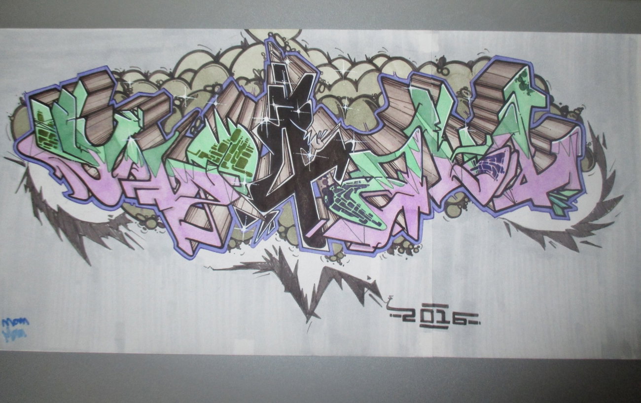 Graffiti Sketch - Photo by DIODIE (2016)