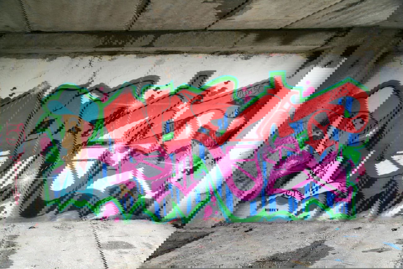 Graffiti in Kharkiv - Photo by DIRECT - DIRECTartist (2013)