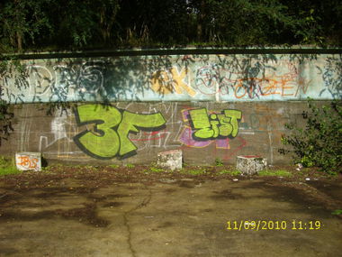 Graffiti Wall - Photo by DIRK - 3F, eis.t, EIST (2010)