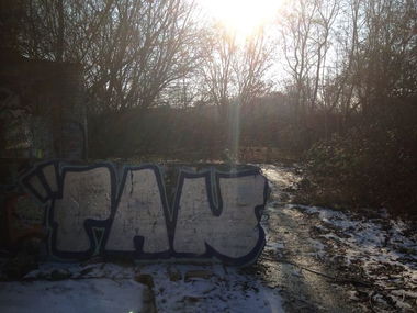 Graffiti Bombing - Photo by DIRK