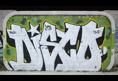 Graffiti Wall - Photo by DISCOBNA - DISCO, CMP, BNA