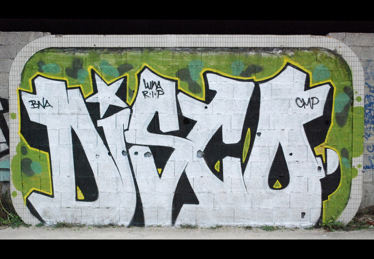 Graffiti Wall - Photo by DISCOBNA - DISCO, CMP, BNA