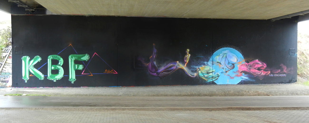 Graffiti Wall - Photo by DISOE - KBF, LIEBE (2023)