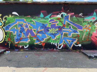 Graffiti Wall - Photo by DISOE - fda, tisoe, kbf (2023)