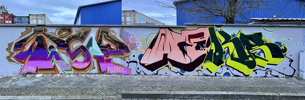 Graffiti Wall - Photo by DISOE - fda, jsk (2025)