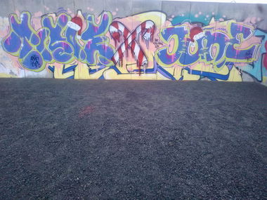 Graffiti Wall - Photo by DISOE - kbf, fda, june (2019)