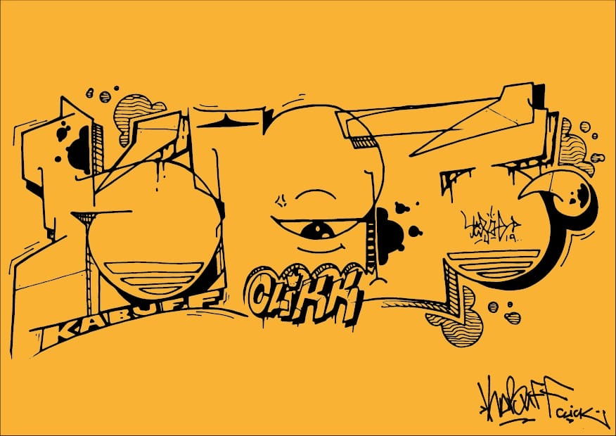 Graffiti Sketch - Photo by DISOE - kbf (2019)