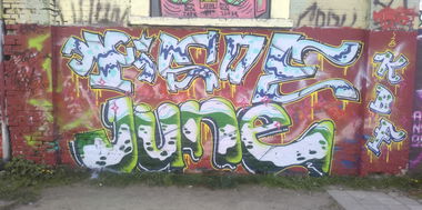 Graffiti Wall - Photo by DISOE - tisoe, june, kbf (2019)