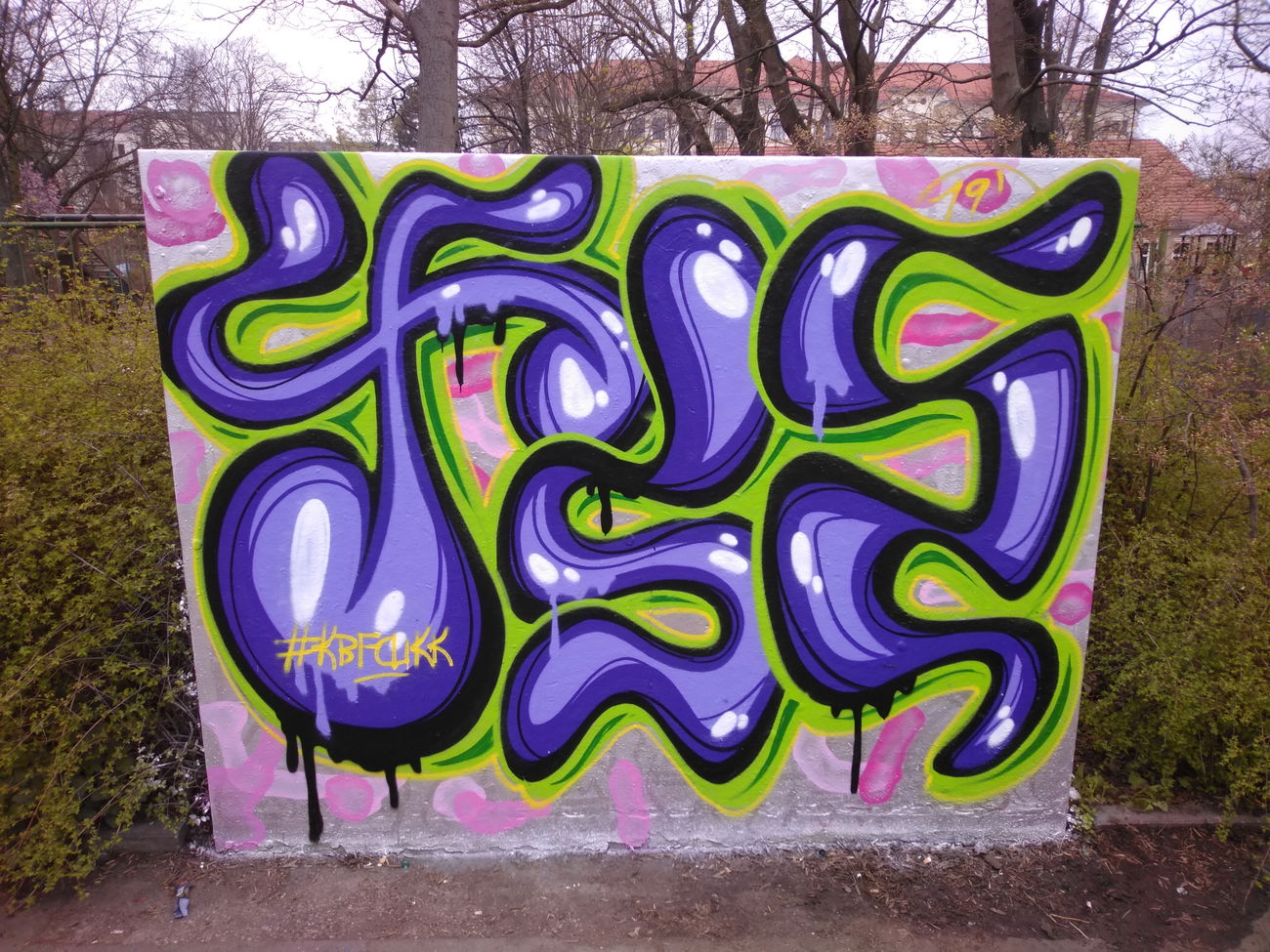 Graffiti Wall - Photo by DISOE - kbf, FDA, 217 (2019)