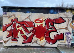 Graffiti Wall in Leipzig - Photo by DISOE - Kabuffclikk (2024)