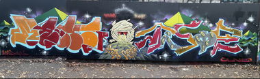 Graffiti Wall - Photo by DISOE - meks, tisoe, jsk (2024)