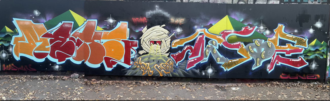 Graffiti Wall - Photo by DISOE - meks, tisoe, jsk (2024)