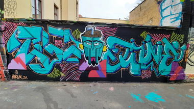 Graffiti Wall - Photo by DISOE - tisoe, june, aquateendoom (2021)
