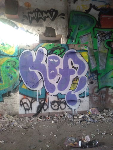 Graffiti Wall - Photo by DISOE - kbf, fda (2019)