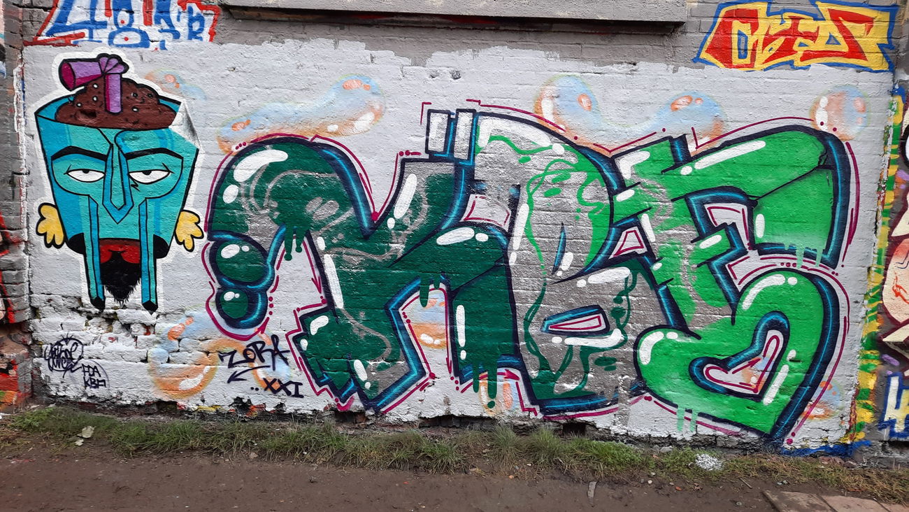 Graffiti Wall - Photo by DISOE - fda, kbf, tisoe (2021)