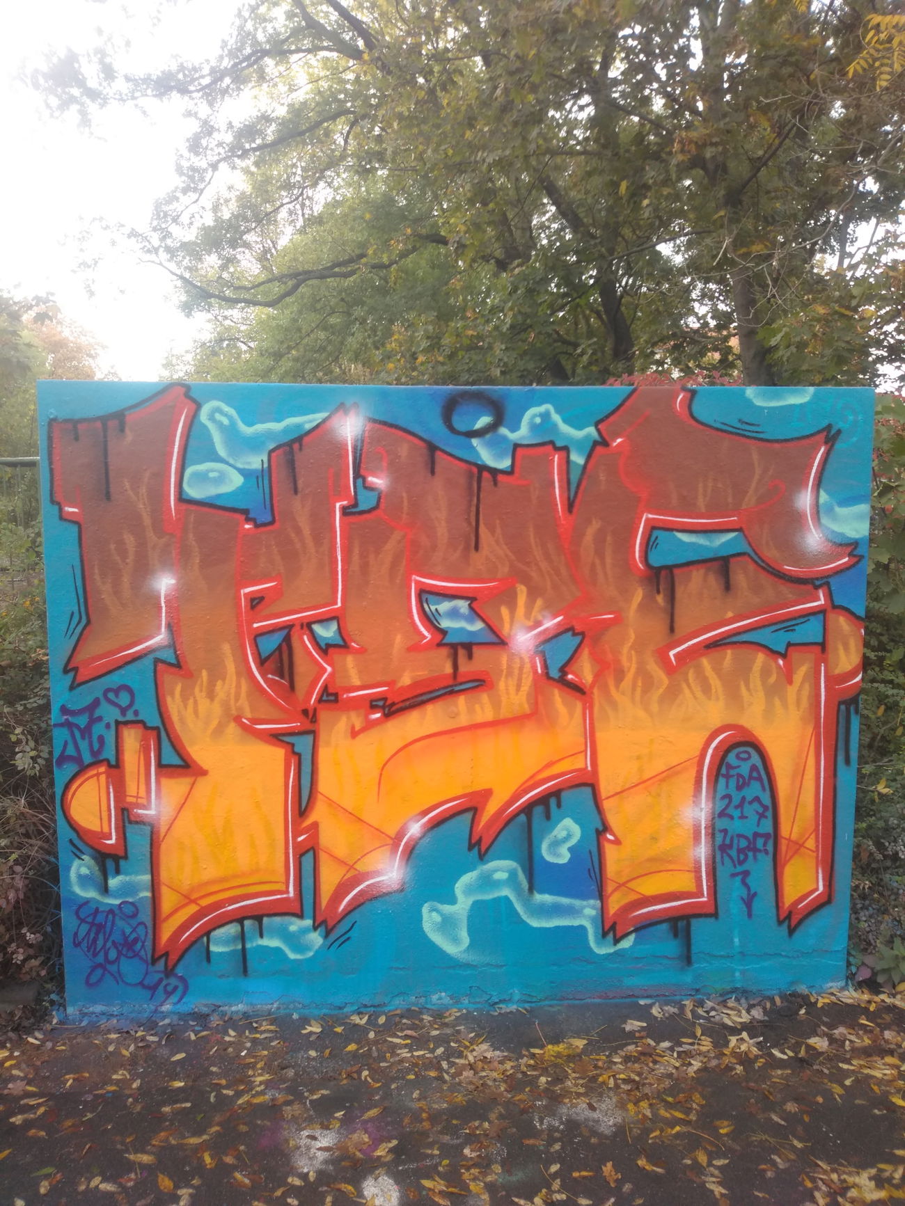 Graffiti Wall - Photo by DISOE - fda, kbf, tisoe (2019)