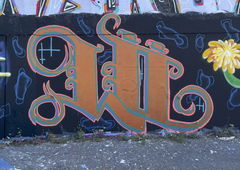 Graffiti Wall - Photo by DISOE - löwenzahn, fda, june (2022)
