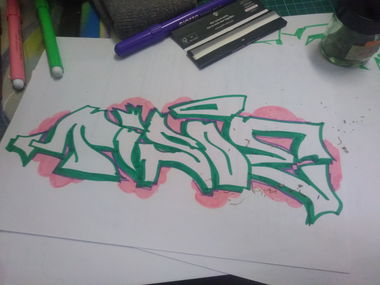 Graffiti Sketch - Photo by DISOE (2021)