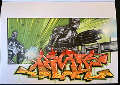 Graffiti Sketch - Photo by DISOE - kbf, fda, tisoe (2025)
