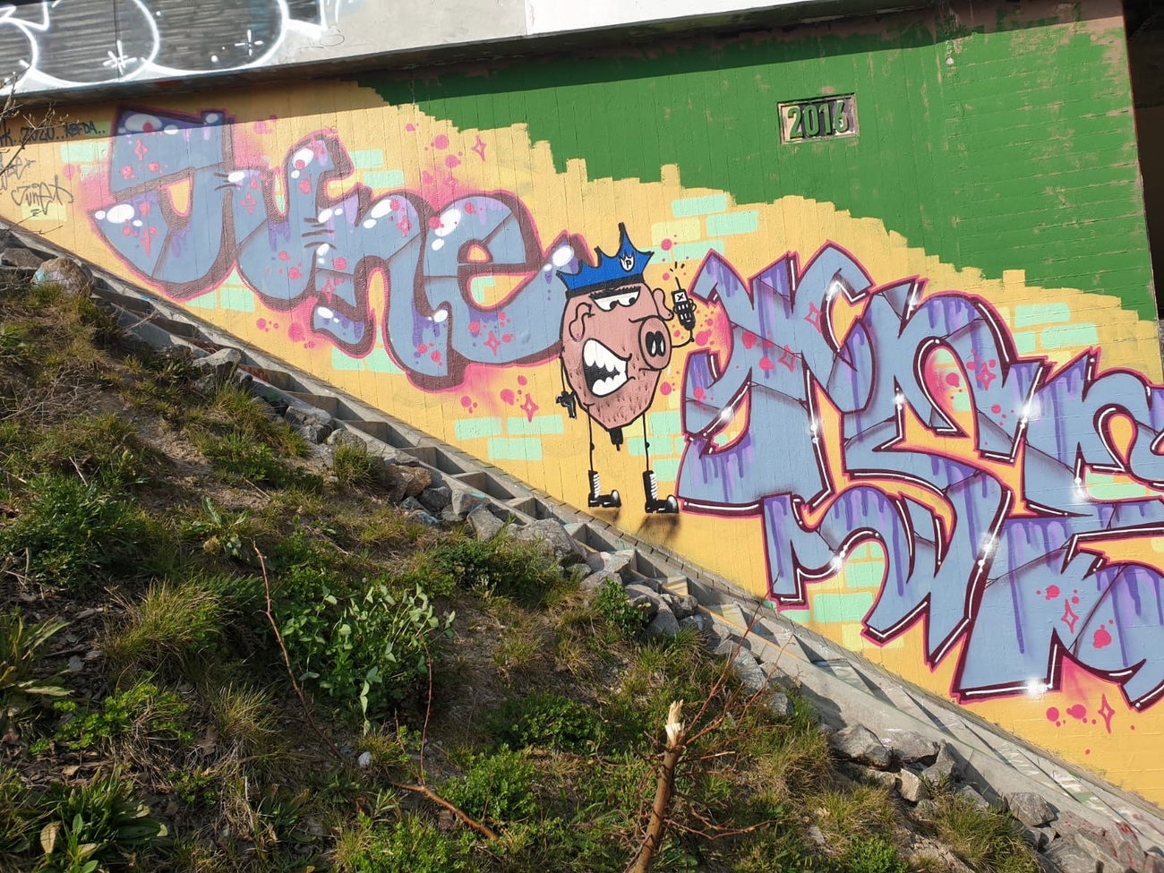 Graffiti Wall - Photo by DISOE - june, tisoe (2019)