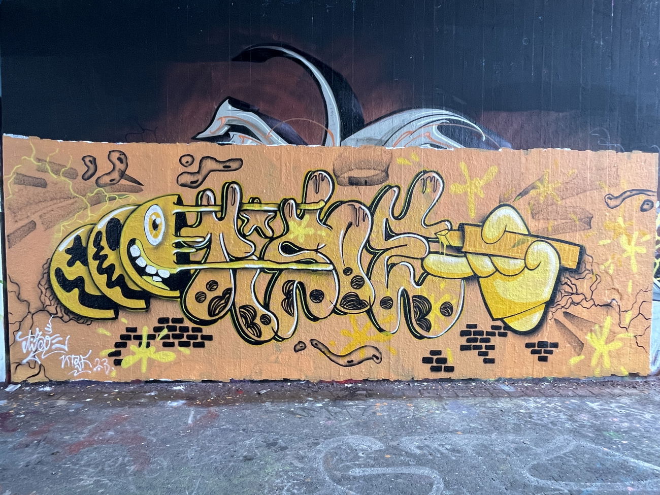 Graffiti Wall - Photo by DISOE - KBF, FDA, TiSOE (2023)