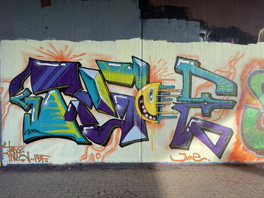 Graffiti Wall - Photo by DISOE - fda, kuhstall, kbf (2024)