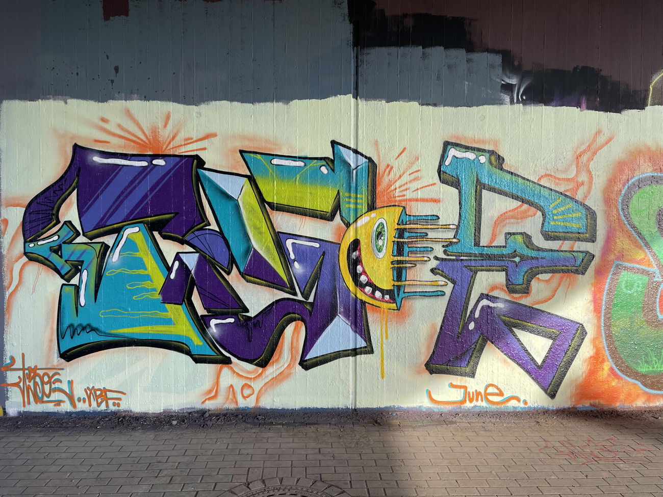 Graffiti Wall - Photo by DISOE - fda, kuhstall, kbf (2024)