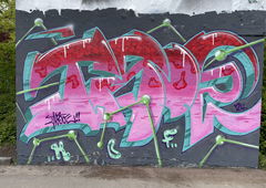 Graffiti Wall in Leipzig - Photo by DISOE - KBF, FDA (2024)