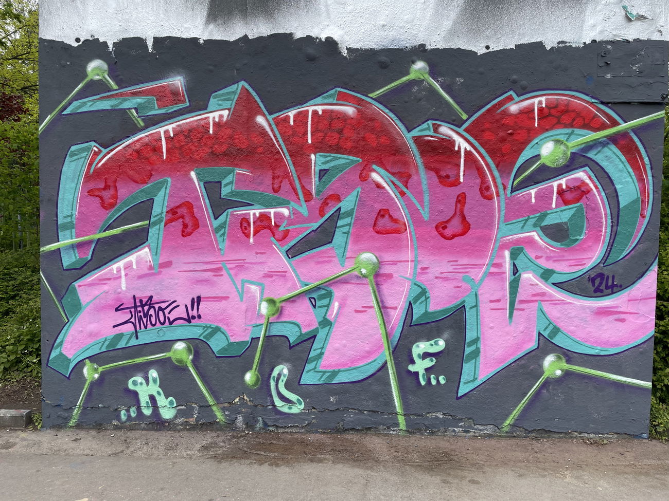 Graffiti Wall in Leipzig - Photo by DISOE - KBF, FDA (2024)