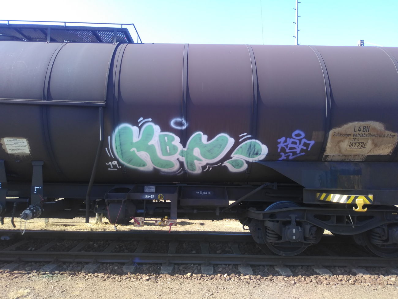 Graffiti Train - Photo by DISOE - kbf, tisoe (2019)