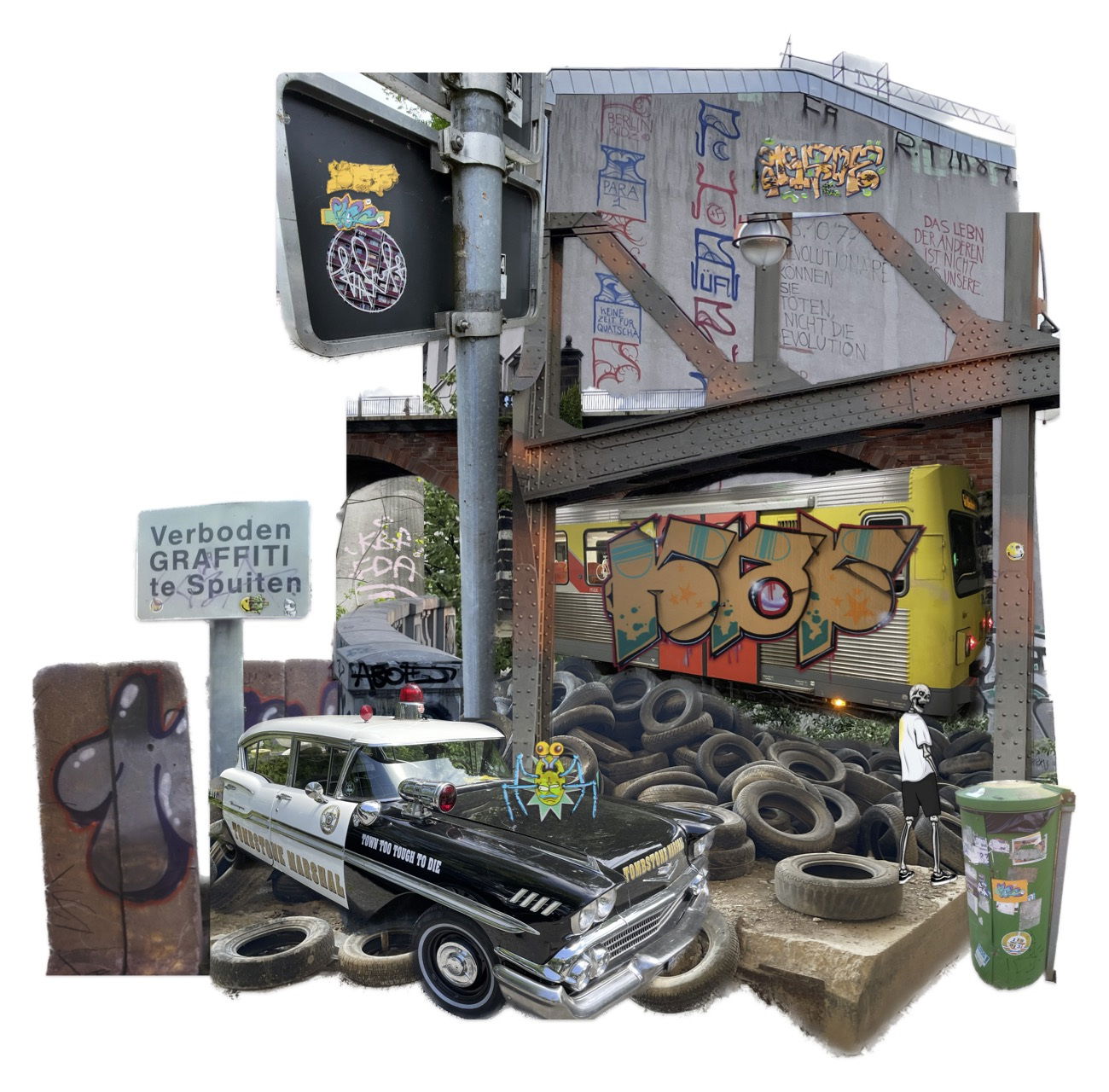 Graffiti Artwork - Photo by DISOE - tisoe, Kbf (2022)