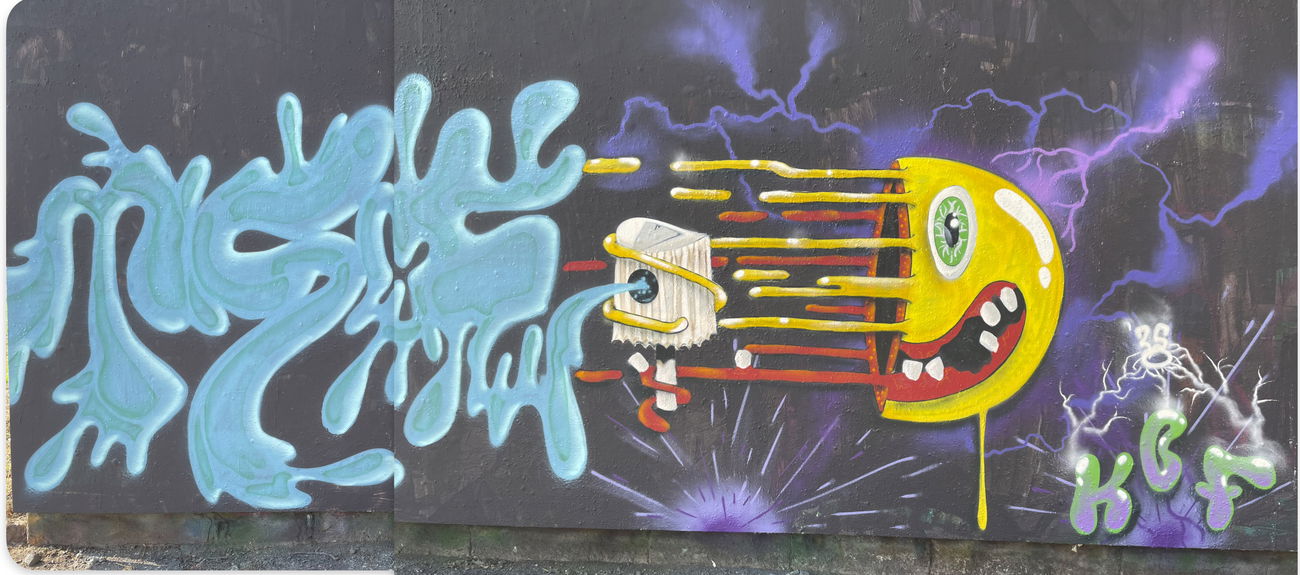 Graffiti in Leipzig - Photo by DISOE (2024)