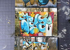 Graffiti Wall - Photo by DISOE - bbq, fda (2015)