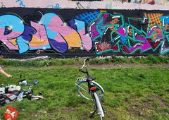 Graffiti Wall - Photo by DISOE - fda, kbf, tisoe (2021)