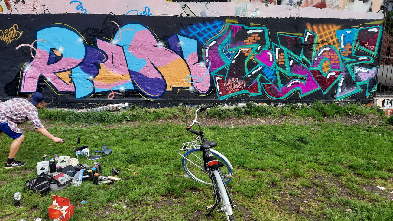 Graffiti Wall - Photo by DISOE - fda, kbf, tisoe (2021)