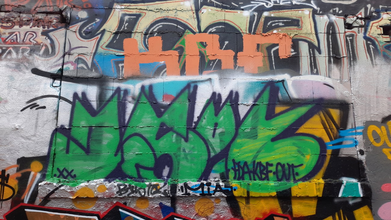 Graffiti Wall - Photo by DISOE