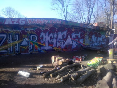 Graffiti Wall in Leipzig - Photo by DISOE - kbf (2021)