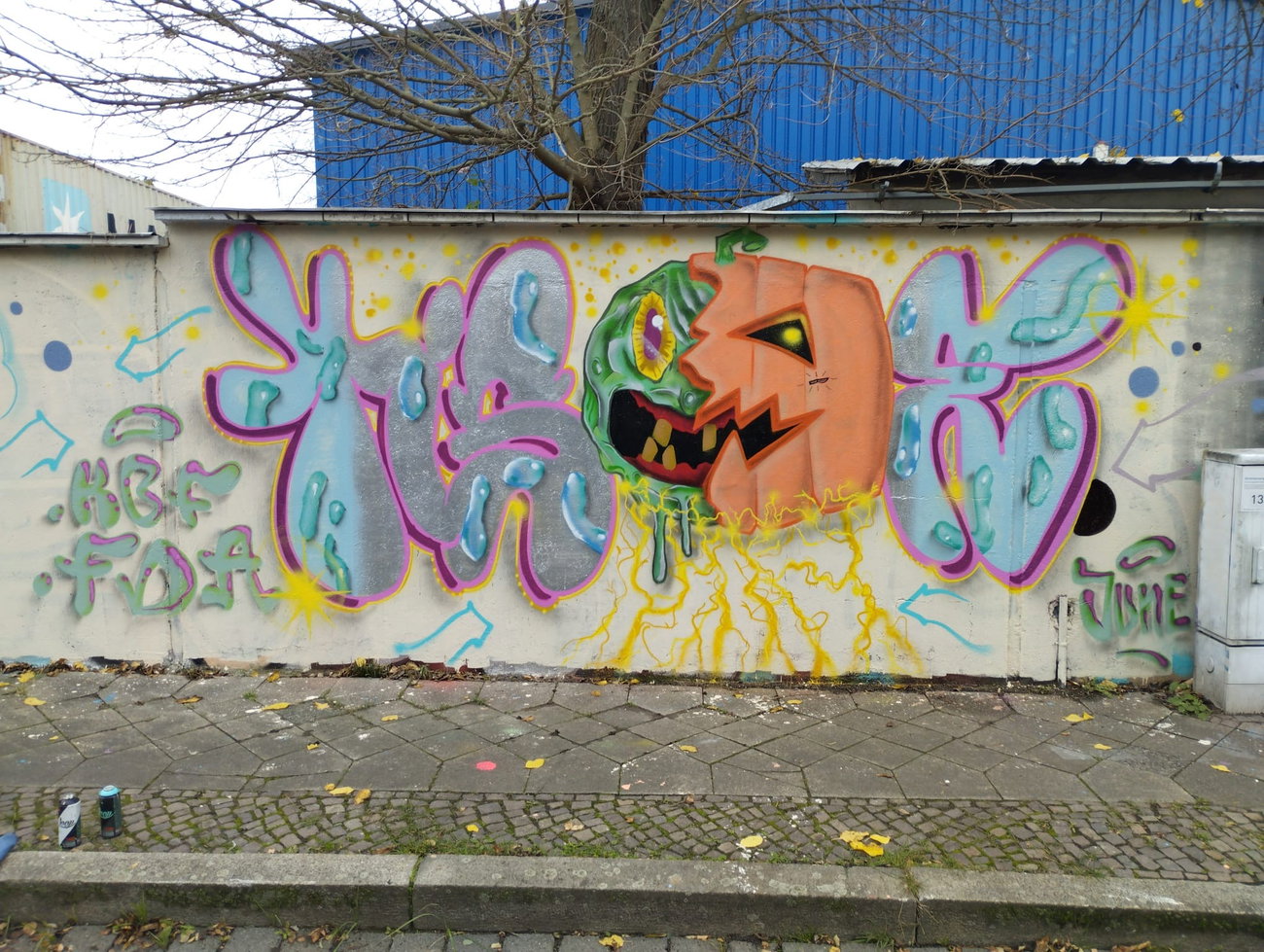 Graffiti Wall in Leipzig - Photo by DISOE (2025)